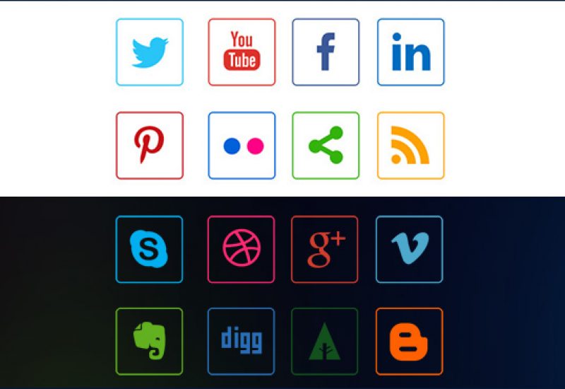 social-media-line-icons-preview