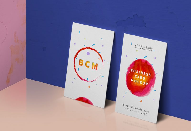 Business Card Mockup PSD