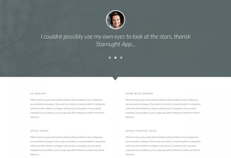 starnight-free-psd-web-template