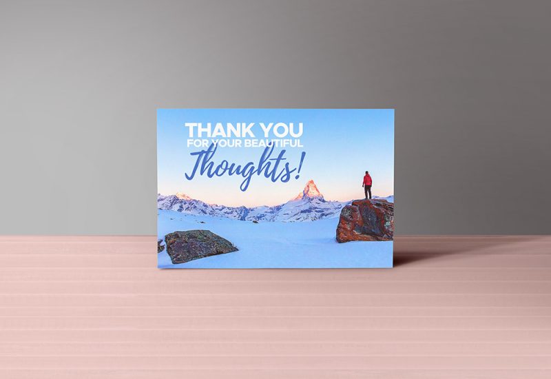 Free Thank You Notes PSD Mockup