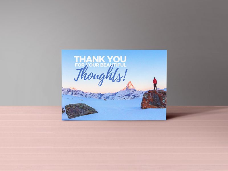 Free Thank You Notes PSD Mockup