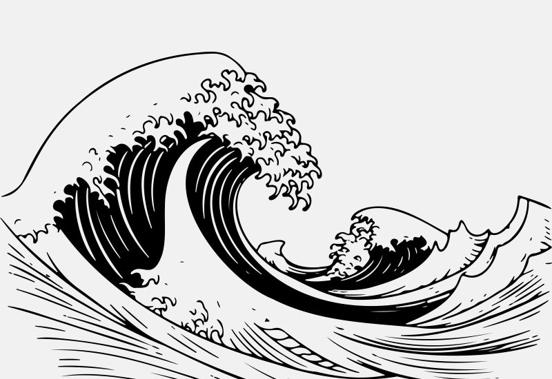Vector ocean waves