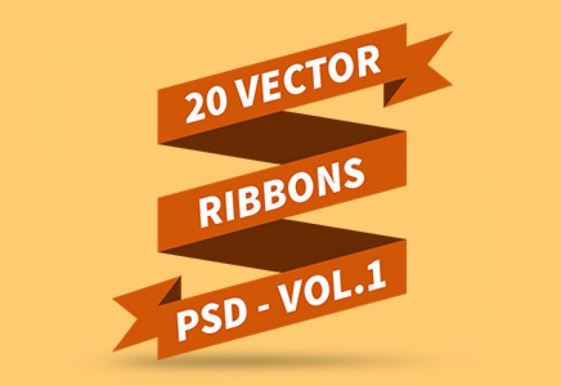 PSD Vector Ribbons