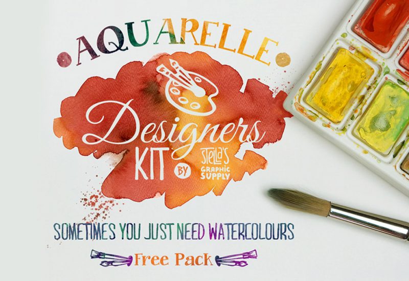 watercolors-texture-kit
